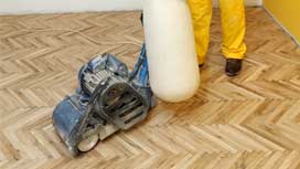Cleaning after hardwood floor sanding | Flooring Services London