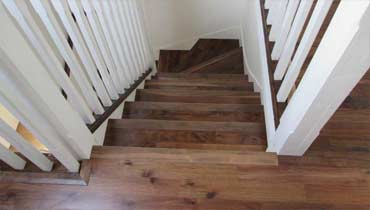 Floor fitting and sanding services for stairs in London